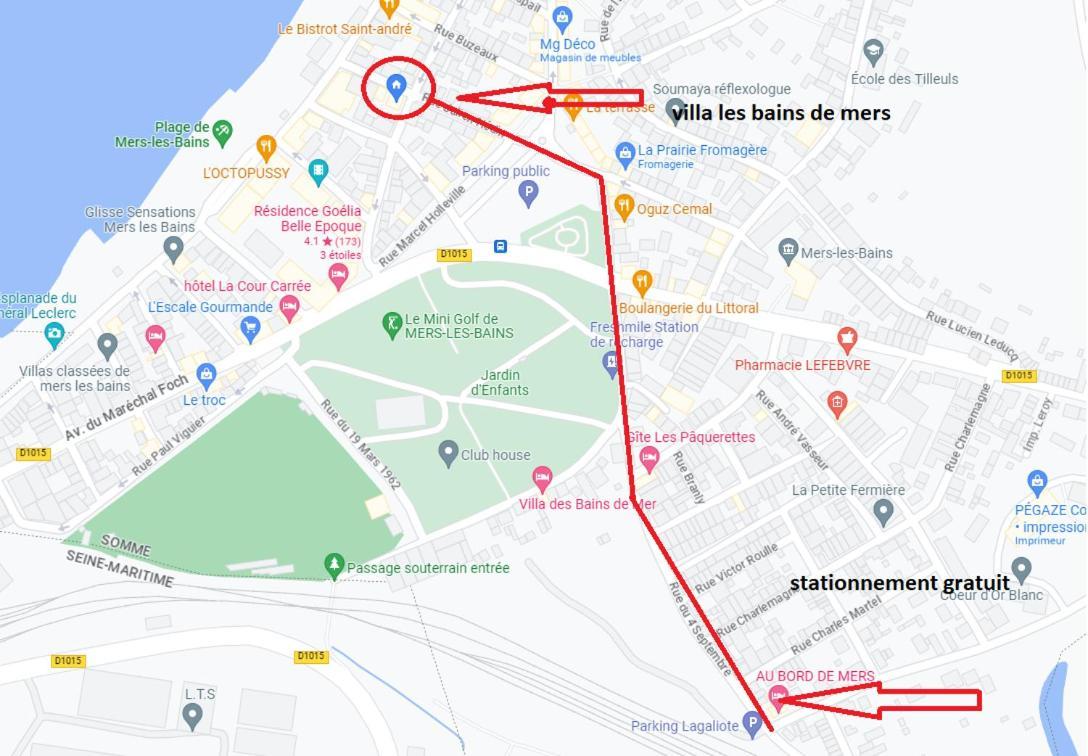 Plage A 50M Appartement Reves Tranquilles Villa Les Bains De Mers Zewnętrze zdjęcie
